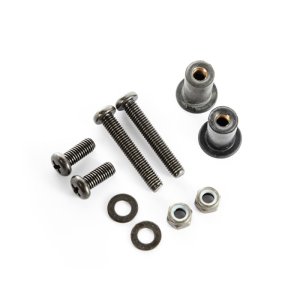 Jeep Wrangler CB Radio Mount Bracket - Windshield Above Rearview Mirror - Rugged Ridge - Black - `03-`06